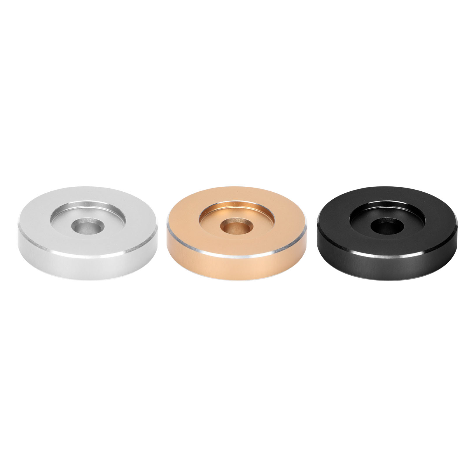 Turning Gouge Set - 45 RPM レコードターンテーブルアダプター ほとんどの大きな穴のレコードに対応 直径1.5インチ 高さ0.3インチ