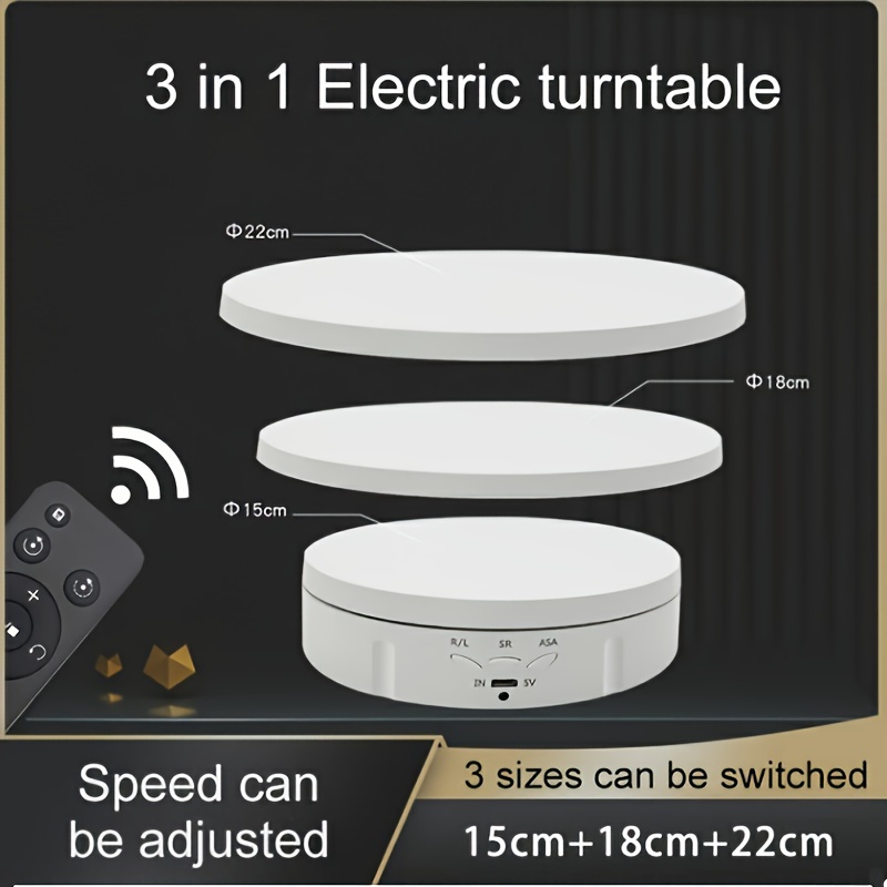 写真ターンテーブル電動回転ディスプレイスタンド 360 度リ - Turning Gouge Set のレビューと価格