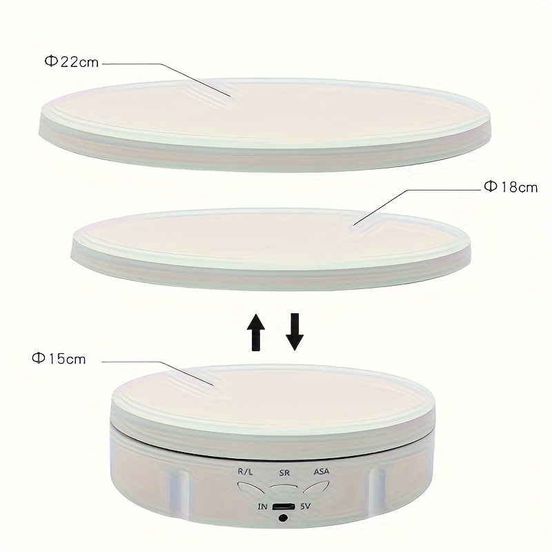 写真ターンテーブル電動回転ディスプレイスタンド 360 度リ - Turning Gouge Set のレビューと価格