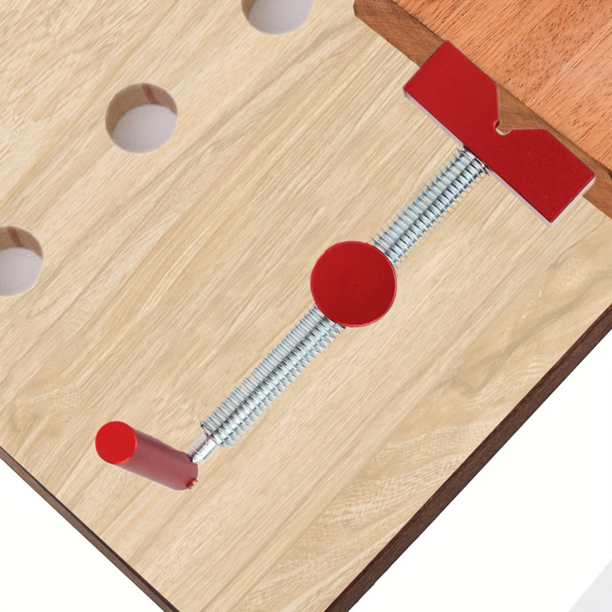 木工ベンチ犬ブレーキインサートワークベンチ高速固定クリップク - Woodworking Front Vise のレビューと価格