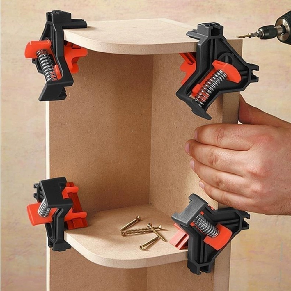 4個 90 °   直角クランプ固定クリップ額縁コーナークラ - Woodworking Carpenter のレビューと価格