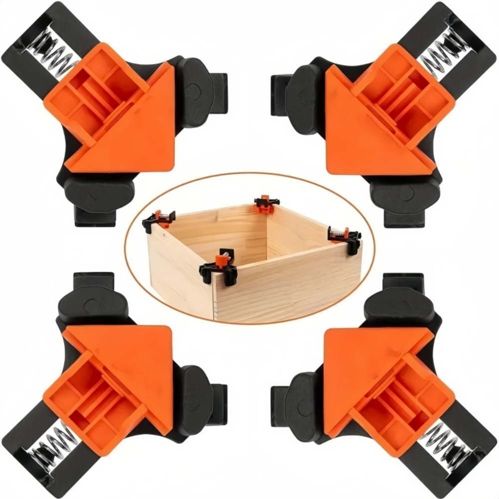 4個 90 °   直角クランプ固定クリップ額縁コーナークラ - Woodworking Carpenter のレビューと価格
