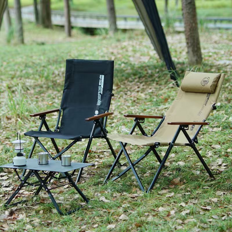 折りたたみ式ハイバックビーチキャンプチェア、4段階調整可能な - Woodworking Outdoor Furniture のレビューと価格