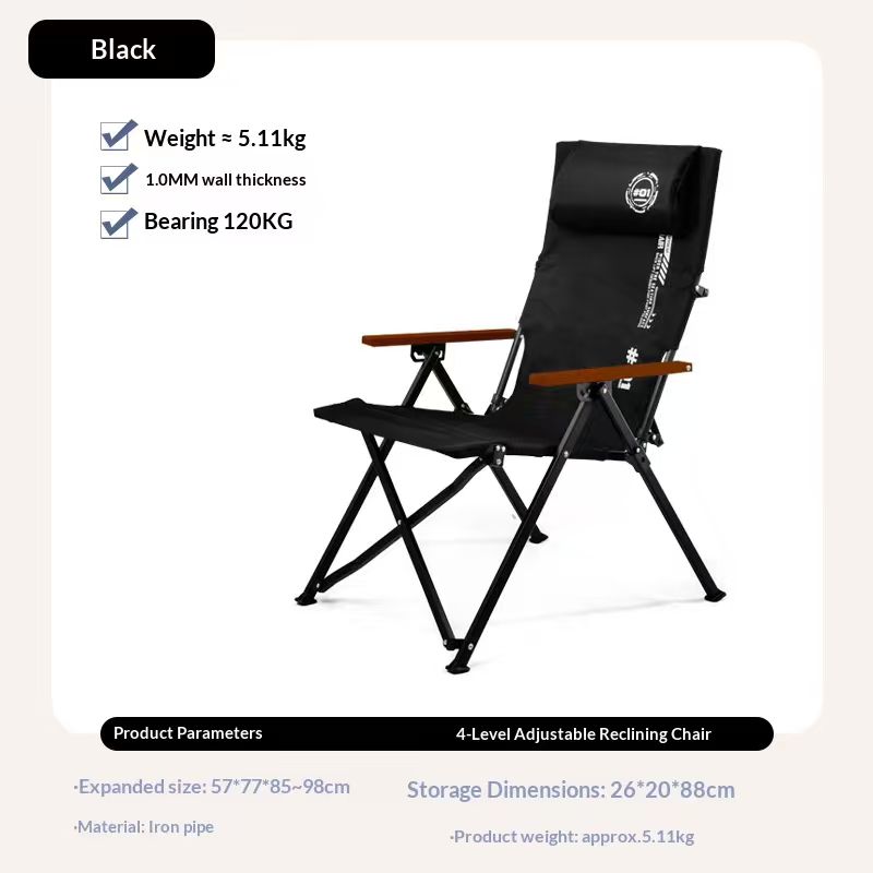 折りたたみ式ハイバックビーチキャンプチェア、4段階調整可能な - Woodworking Outdoor Furniture のレビューと価格