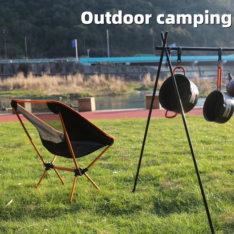 超軽量アルミ合金ムーンチェアキャンプ折りたたみポータブル背も - Woodworking Outdoor Furniture のレビューと価格