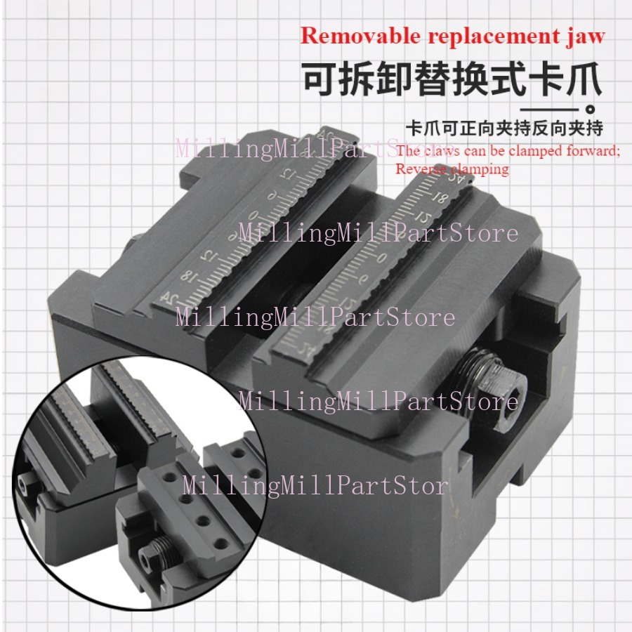 CNC 4-5 軸セルフセンタリングバイス H55 H60  - Woodworking Front Vise のレビューと価格