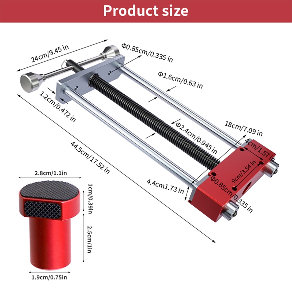 DT35BG ワークベンチ フロント慣性バイス 4個セット  - Woodworking Front Vise のレビューと価格