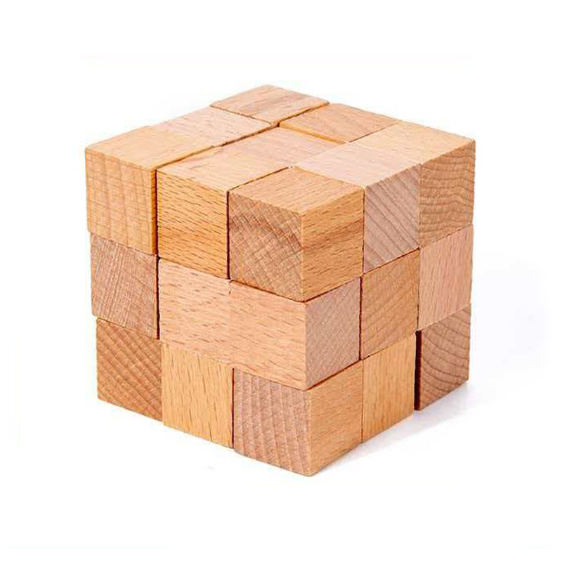 スクエアスネークキューブ木製脳トレパズル 大人と子供向け I - Woodworking Hobby のレビューと価格