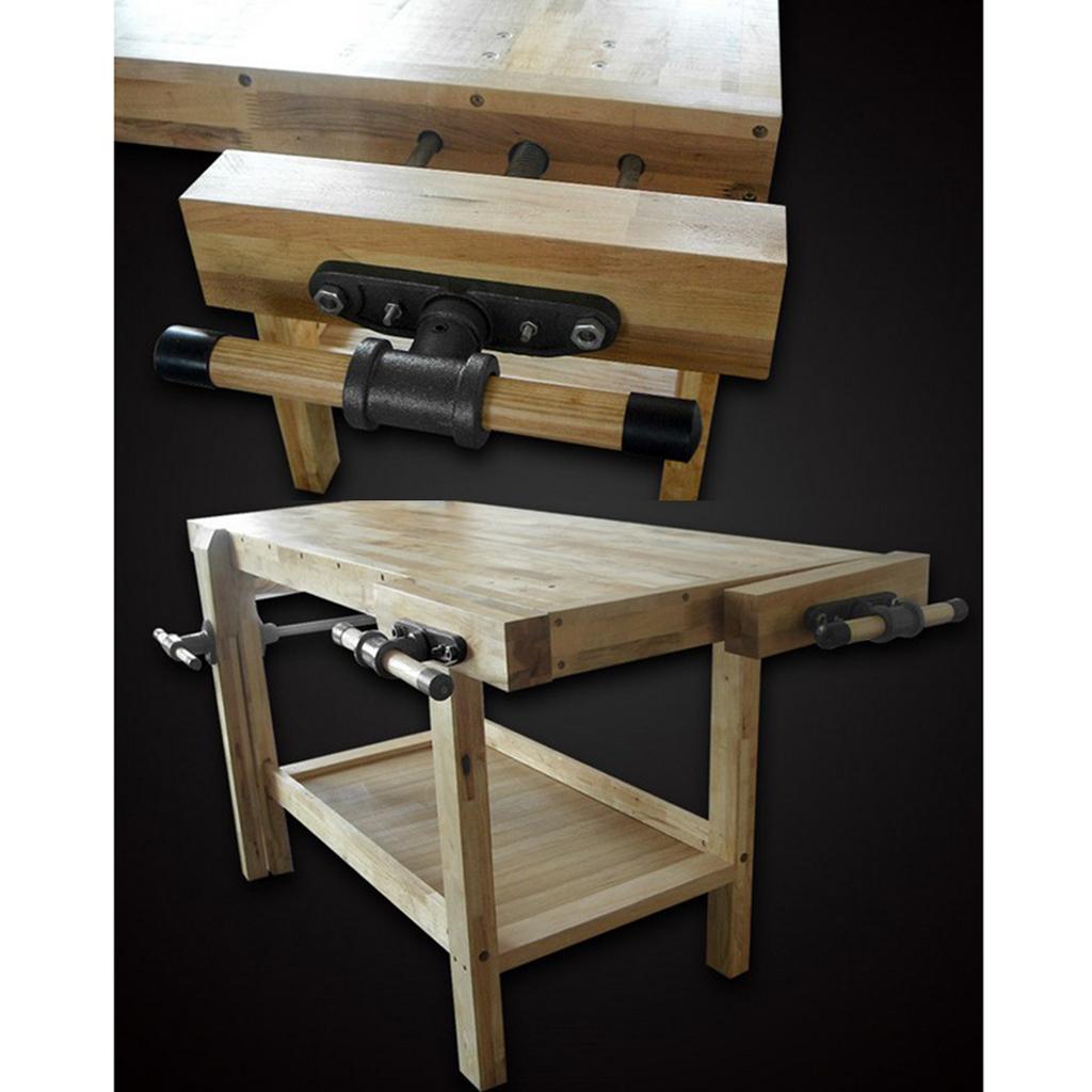 木工用バイス 可鍛鋳鉄製 カーペンタークランプ ヘビーデュー - Woodworking Front Vise のレビューと価格