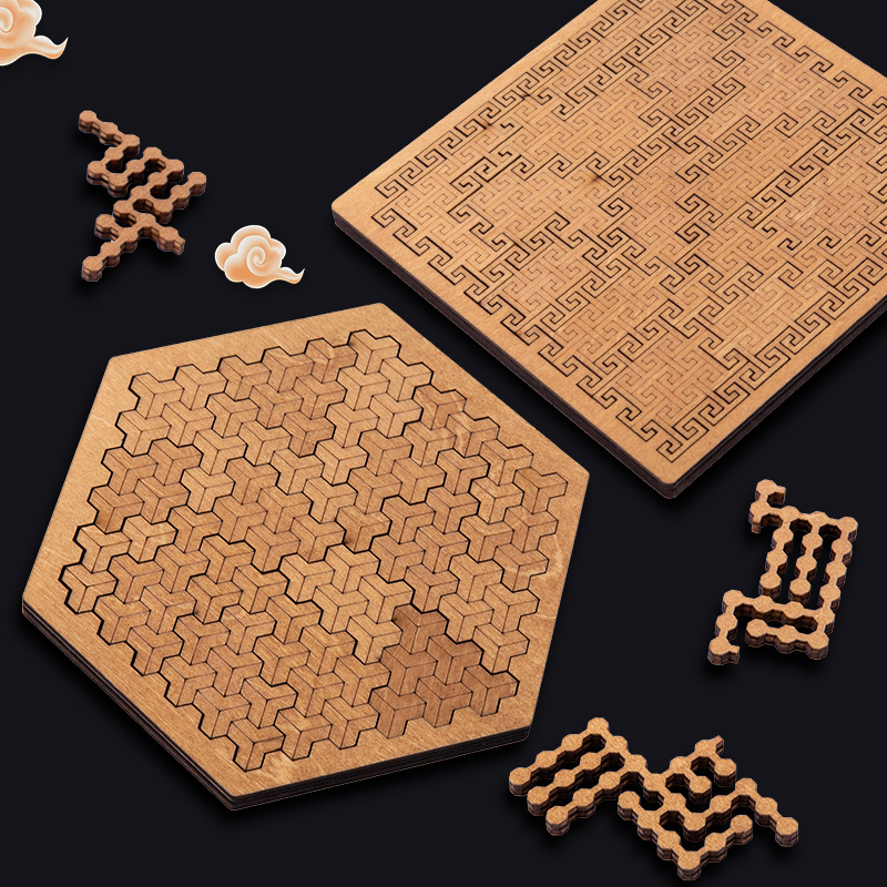 不可能な木製パズル 大人向け IQ パズル 不可能なジグソー - Woodworking Hobby のレビューと価格