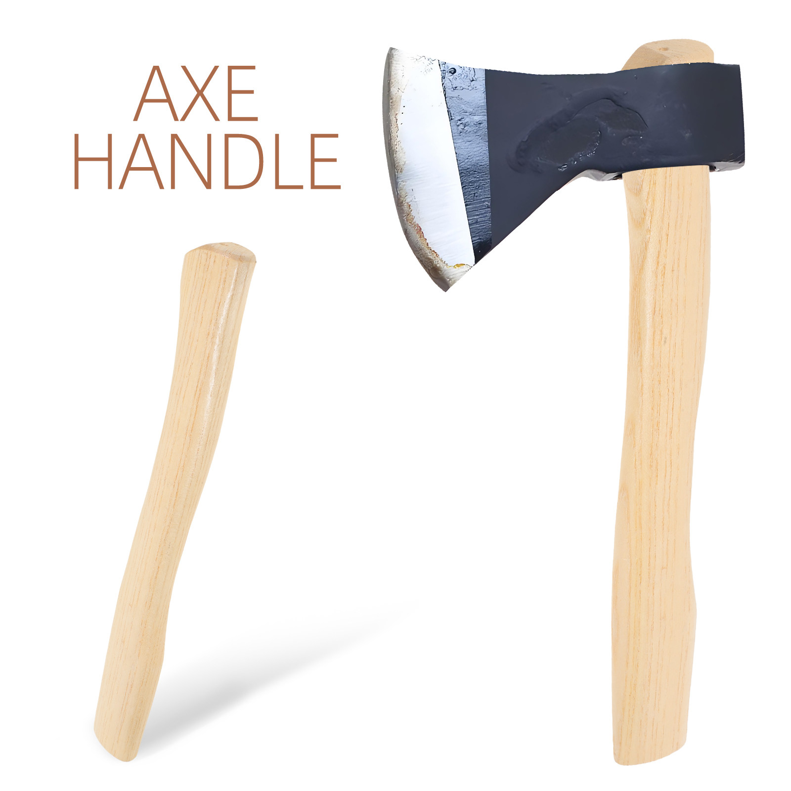 硬材斧柄交換用、人間工学に基づいたデザイン、キャンプ用斧、薪 - Woodworking Hatchet のレビューと価格