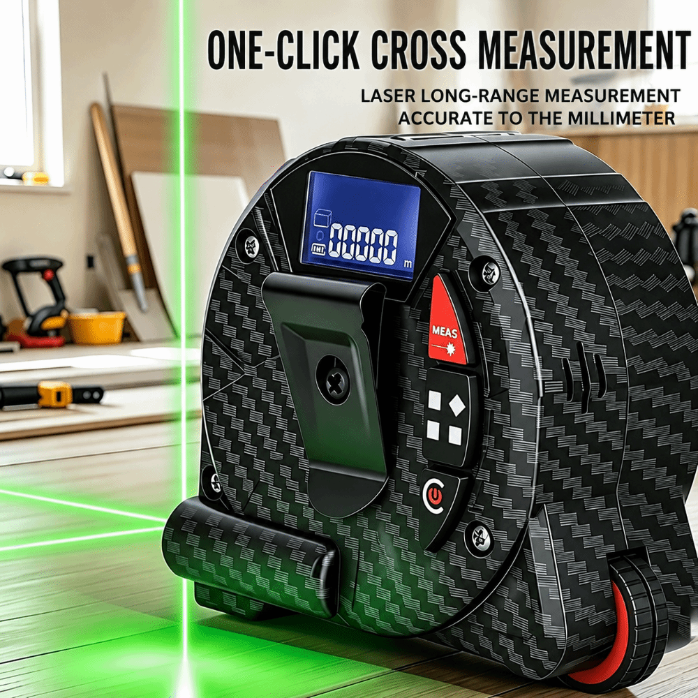 3in1 5メートル巻尺 厚いシェル 高精度レーザー距離計  - Woodworking Thicknesser のレビューと価格
