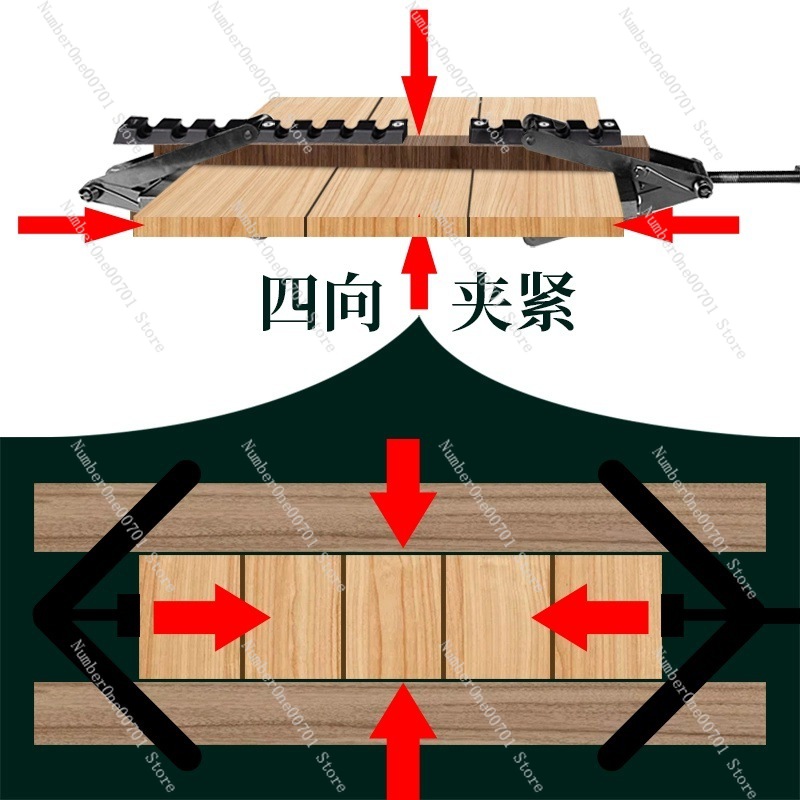 4方向パネルクランプ、木工用調整可能幅広ボードクランプツール - Woodworking Novel のレビューと価格