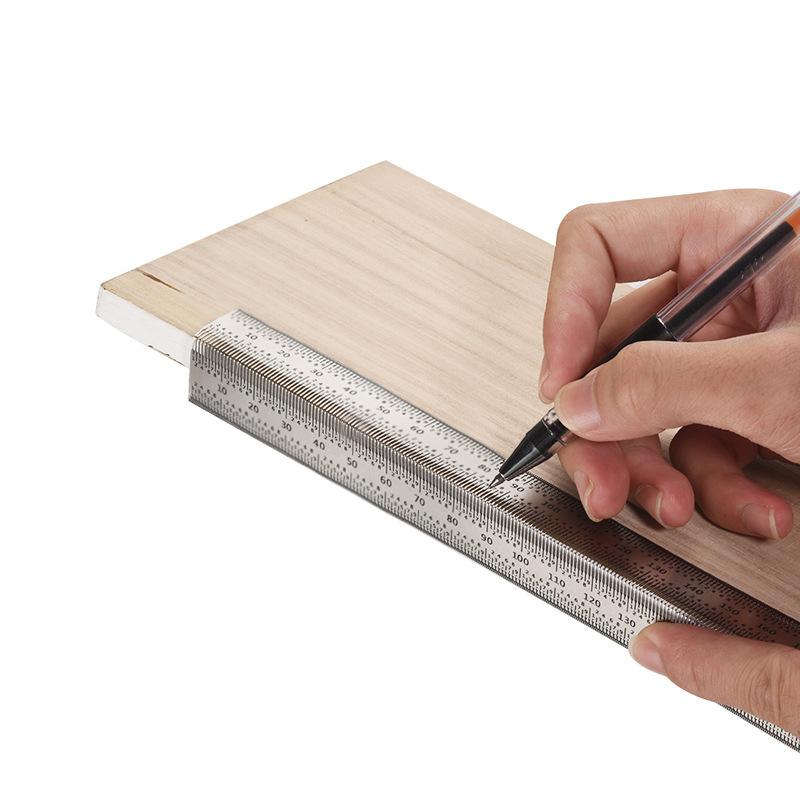 【HG】高精度T型穴定規ステンレス木工用スクライビングライン - Woodworking Carpenter のレビューと価格