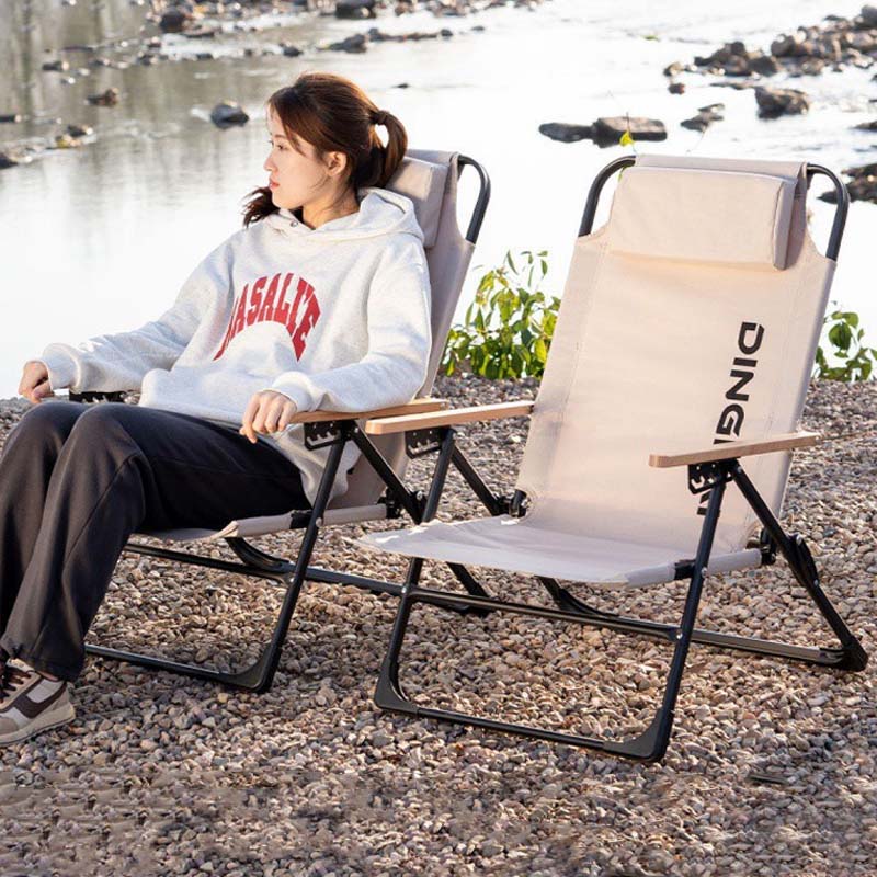 屋外折りたたみ椅子ポータブルキャンプリクライニングチェア角度 - Woodworking Outdoor Furniture のレビューと価格