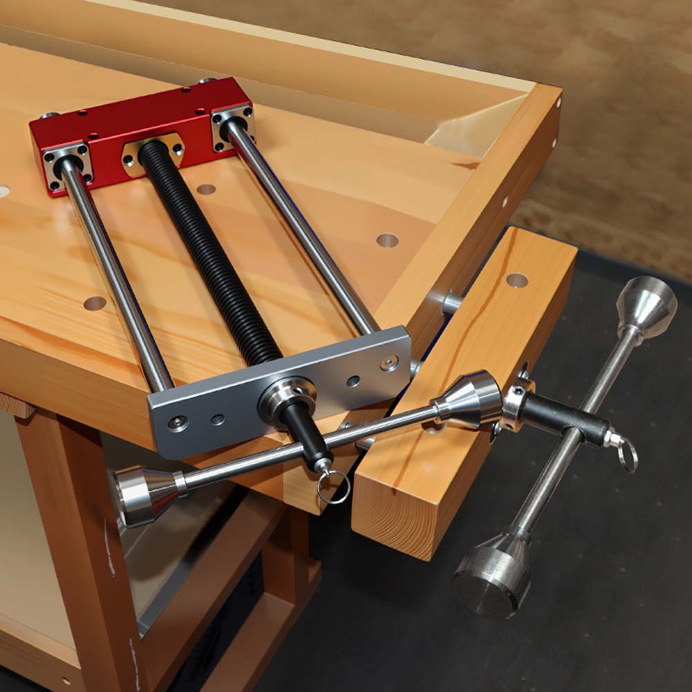 精密ヘビーデューティ木工バイス作業台フロント慣性バイスアルミ - Woodworking Front Vise のレビューと価格