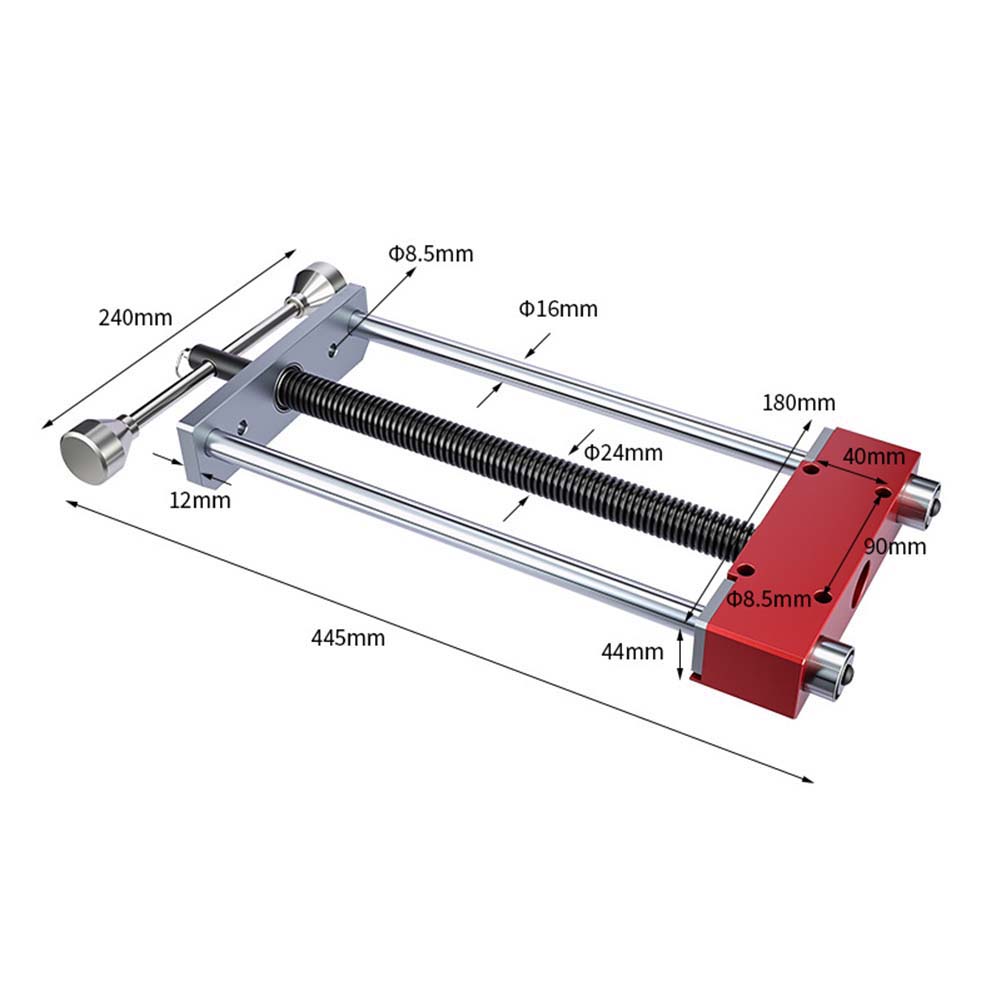 精密ヘビーデューティ木工バイス作業台フロント慣性バイスアルミ - Woodworking Front Vise のレビューと価格