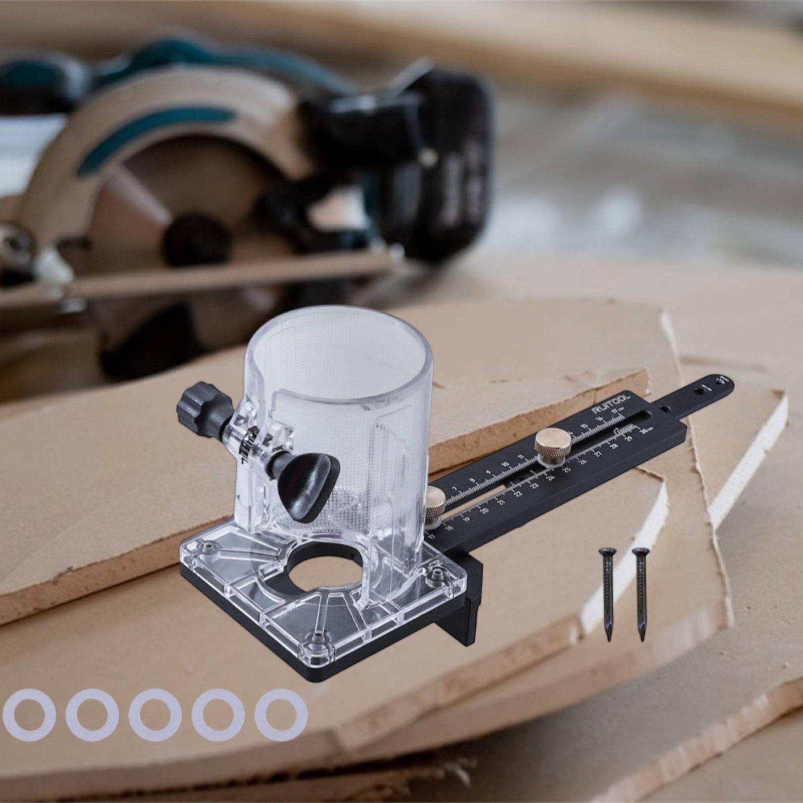 ルーターサークルカッティングジグ多機能ルーターサークルカッタ - Woodworking Carpenter のレビューと価格