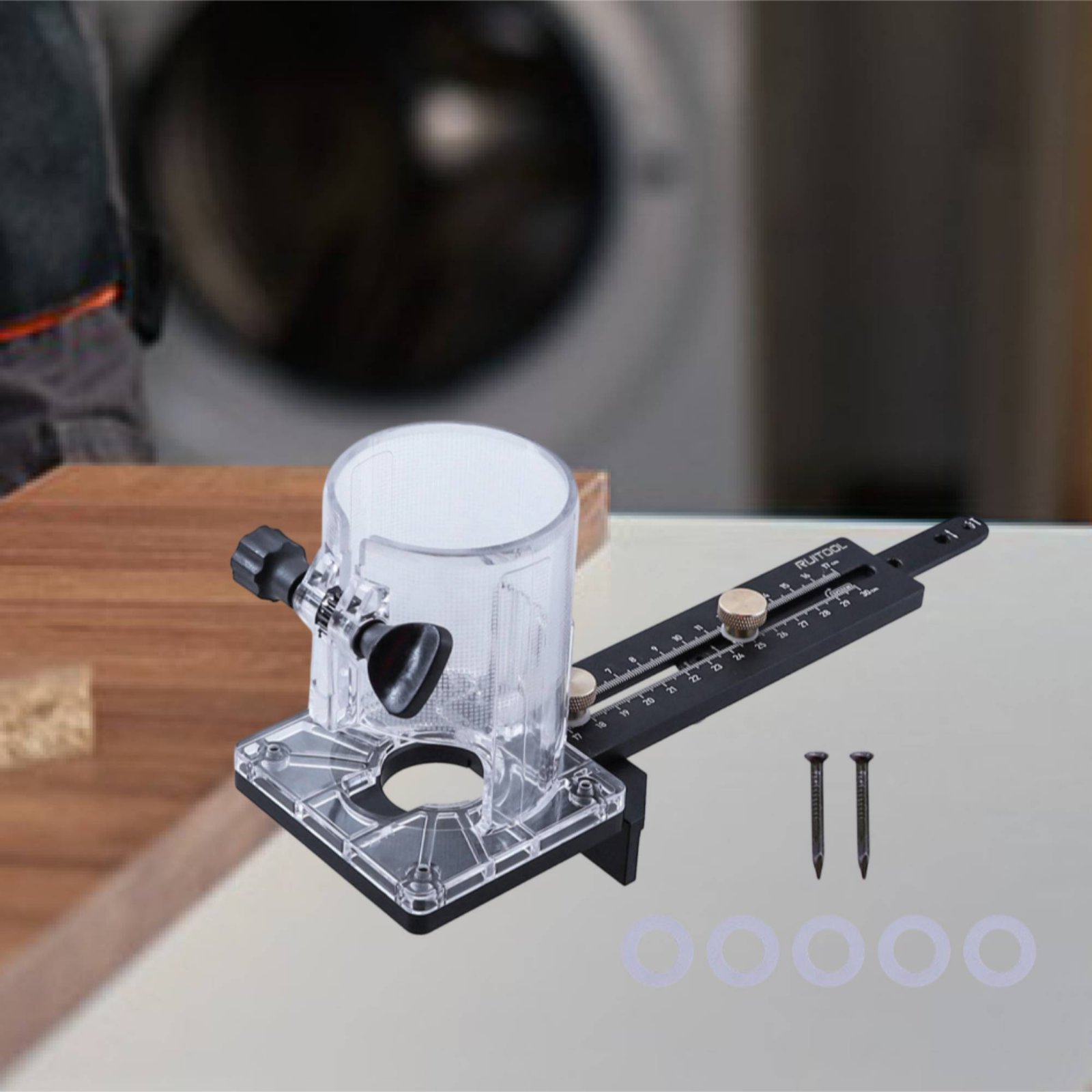 ルーターサークルカッティングジグ多機能ルーターサークルカッタ - Woodworking Carpenter のレビューと価格