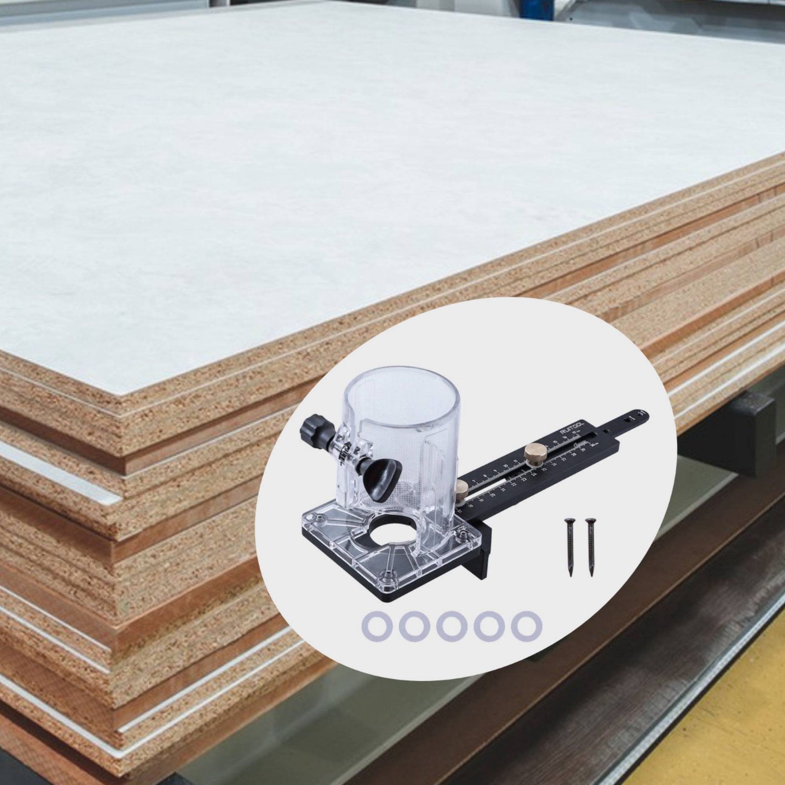 ルーターサークルカッティングジグ多機能ルーターサークルカッタ - Woodworking Carpenter のレビューと価格