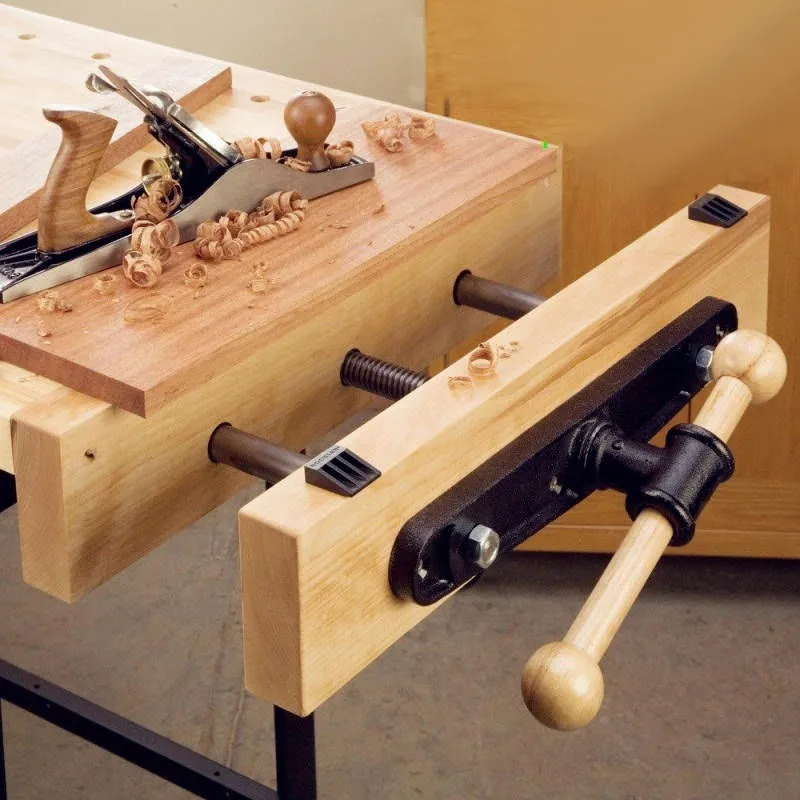 7/10.5インチフロントバイス木工作業台バイスヘビーデュー - Woodworking Front Vise のレビューと価格